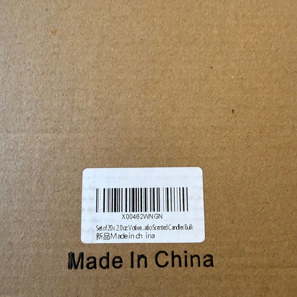 Citronella Candles Natural Soy 20 Pack Glass Votive 2oz Bug Repellent Outdoor - Picture 11 of 11